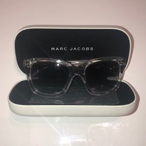 Marc Jacobs Clear Sunglasses with Case